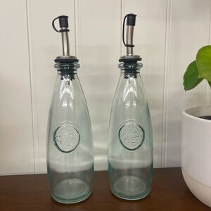 2 Vidrios San Miguel 100% Authentic Recycled Green Glass oil/vinegar dispenser